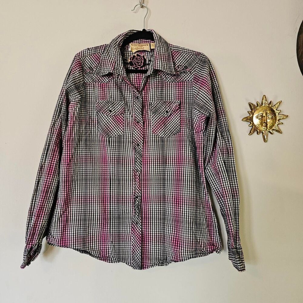 Cowgirl Legend Women's Button Up Long Sleeve Shirt
